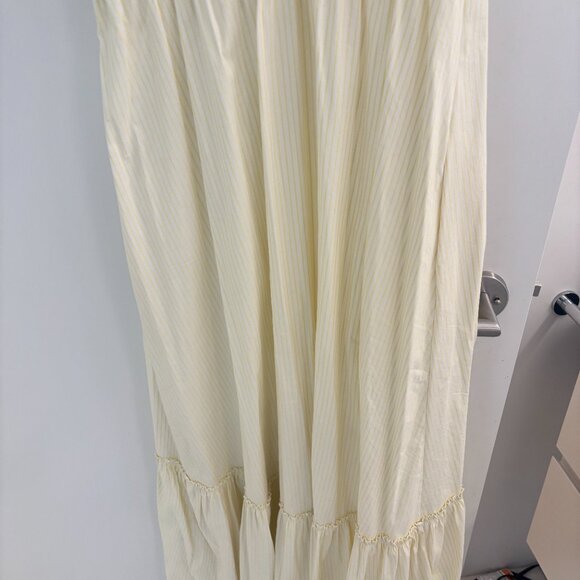 La Ligne Dress D'Ete Flutter Sleeve Maxi Dress in Butter Yellow - Picture 9 of 9